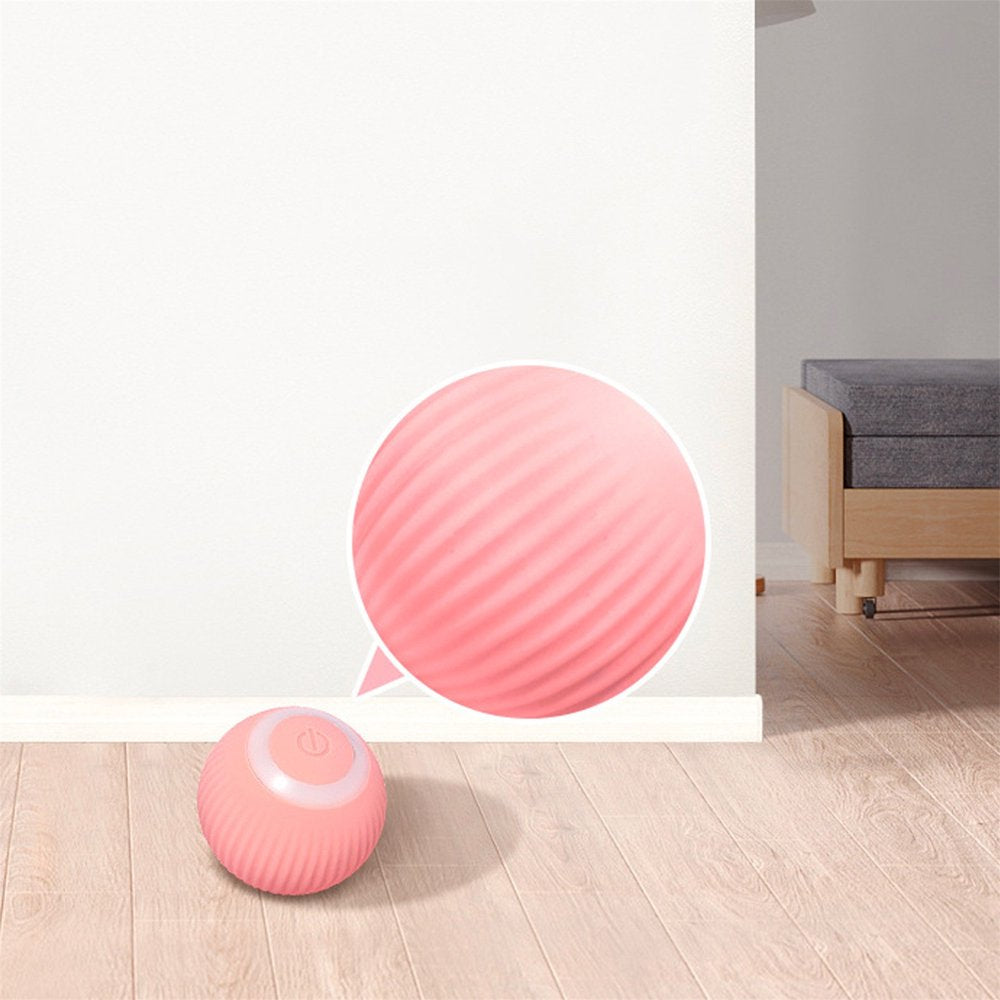 Smart Cat Toys Automatic Rolling Ball Electric Cat Toys Interactive for Cats Training Self-Moving Cat Toys for Indoor Playing