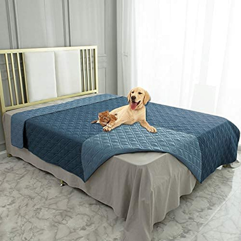 Waterproof Dog Bed Cover Pet Blanket for Furniture Bed Couch Sofa Reversible
